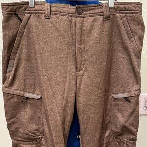 Cabela’s Men’s Insulated Wool-blend Pants - XL - Heather Green